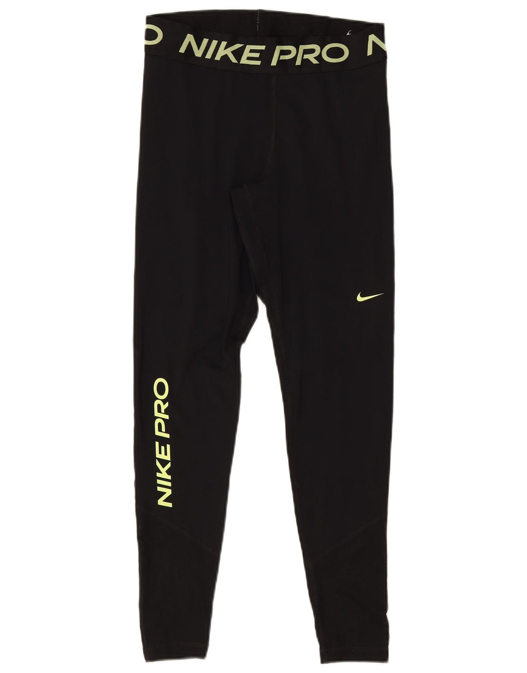 Damskie legginsy Nike Dri Fit Graphic UK 12, średni czarny poliester