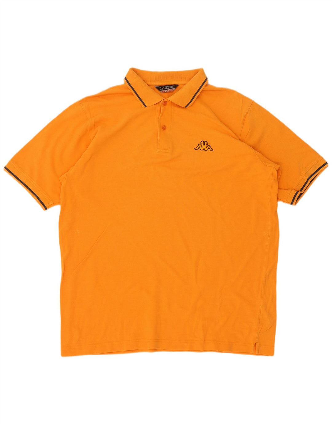 Męska koszulka polo Kappa 2XL Pomarańczowa, bawełniana