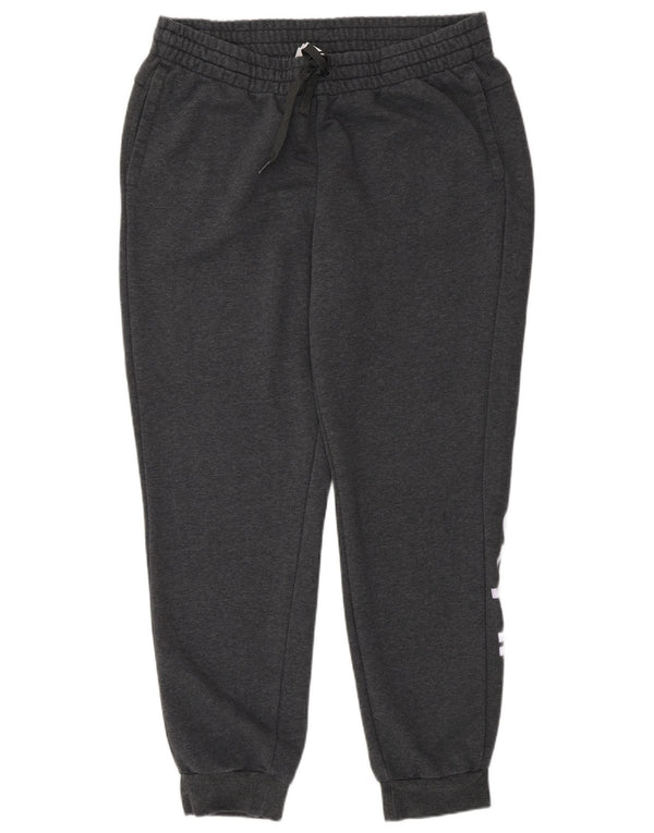 Damskie spodnie dresowe Adidas Graphic Joggers UK 20/22 XL Szara bawełna