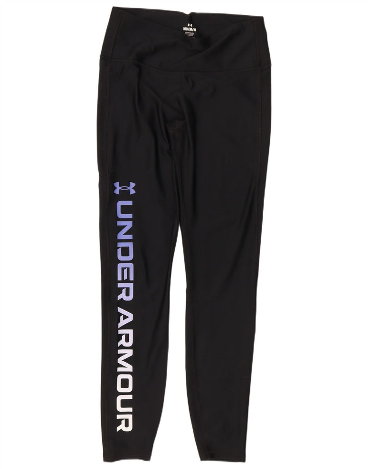 Damskie legginsy Under Armour Compression Graphic UK 12, średnie czarne