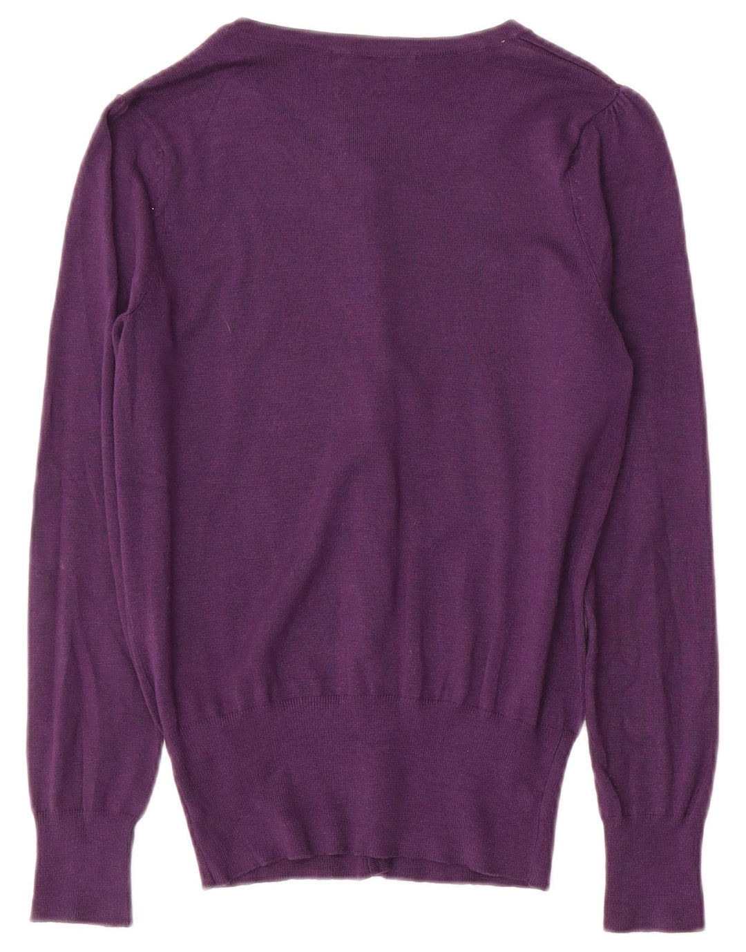 Marks & Spencer Damski sweter kardigan UK 8 Small Fioletowa Wiskoza