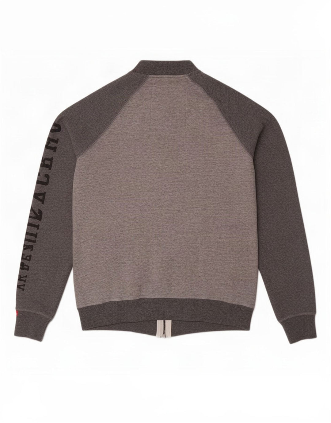 Męska kurtka dresowa Superdry z grafiką, duża, szara, bawełniana w bloki kolorów