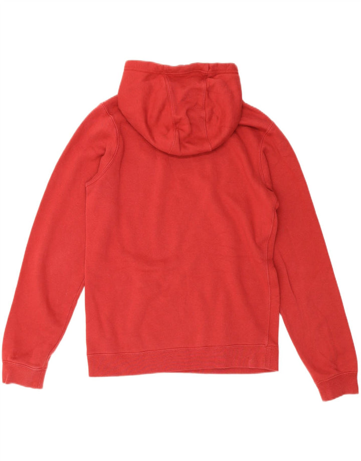 Męski sweter z kapturem Nike z grafiką, mały, czerwony, bawełniany
