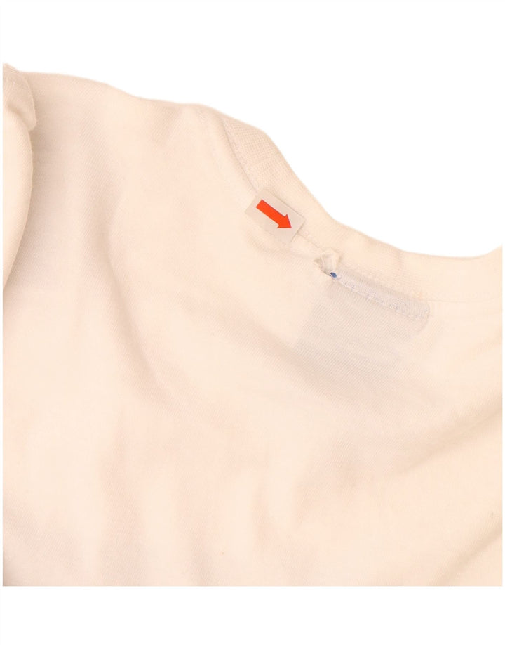 Męski T-shirt z grafiką ADIDAS, mały, biały, bawełniany