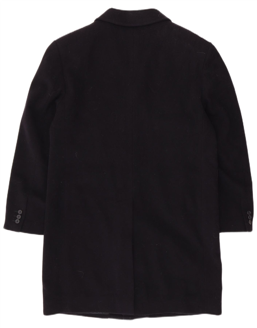 Płaszcz męski VINTAGE UK 40, duży, granatowy, wełniany