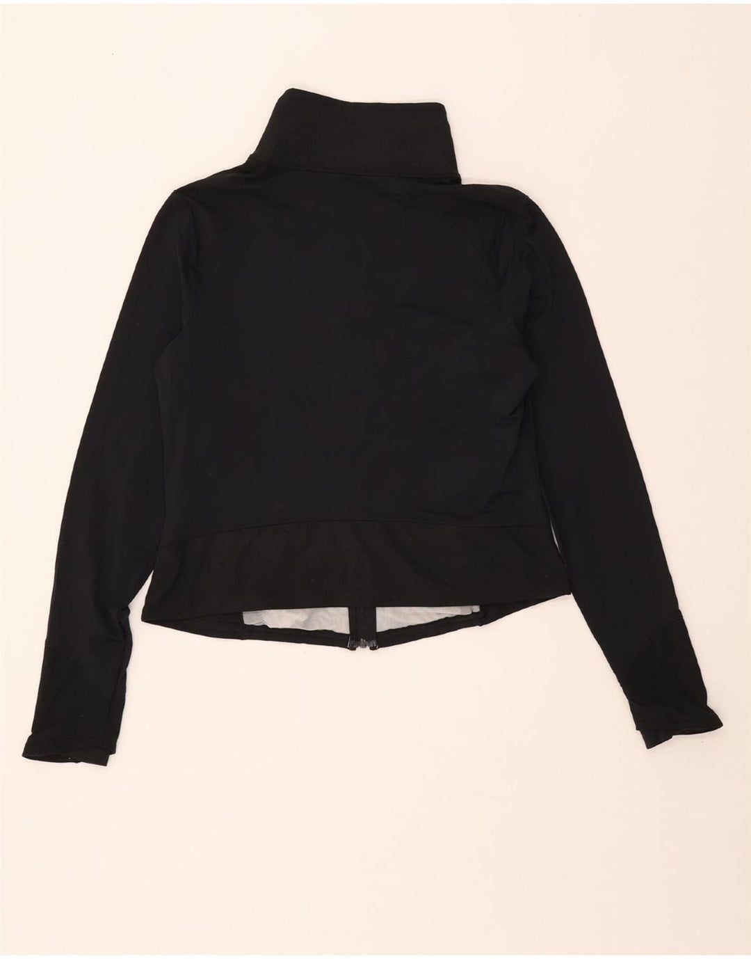 Damska kurtka dresowa UNDER ARMOUR Crop Top UK 14, duża, czarna, nylonowa