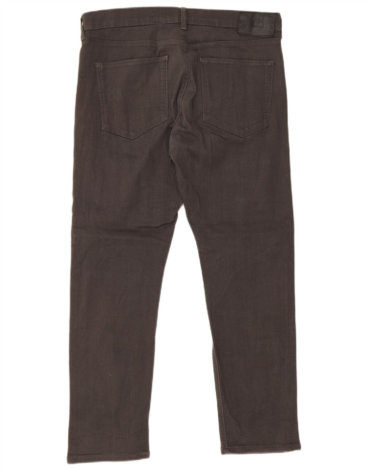 Marks & Spencer Męskie jeansy slim W36 L29 Szara bawełna