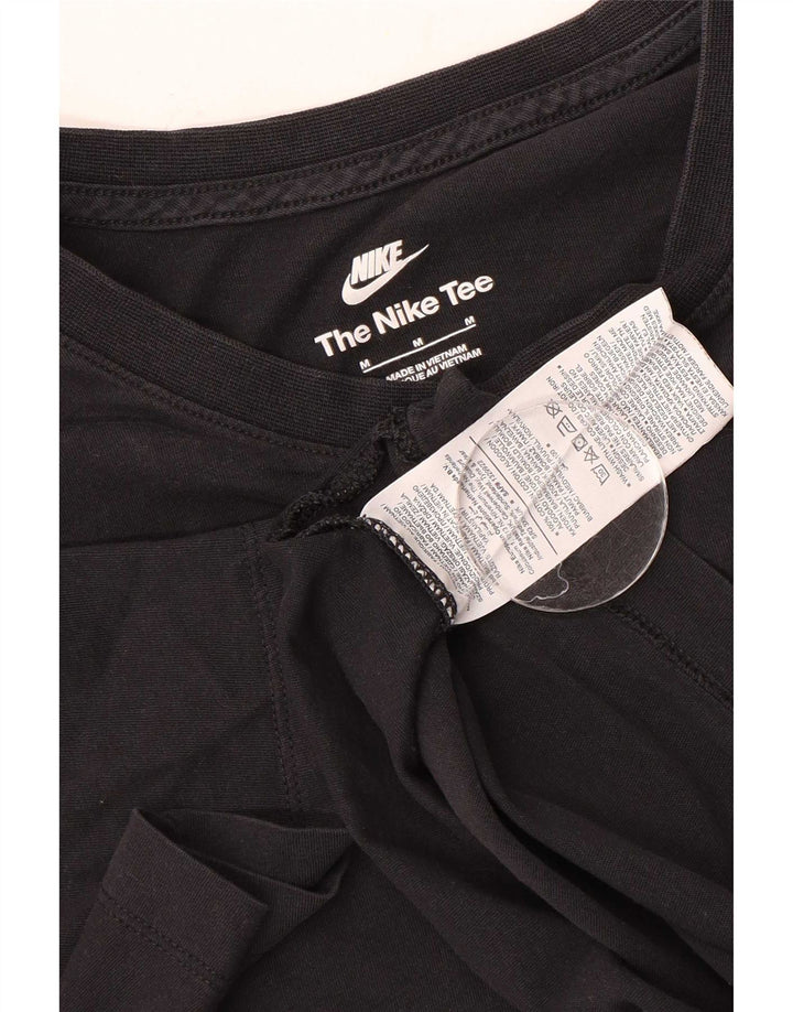 T-shirt męski Nike, średni czarny, bawełniany