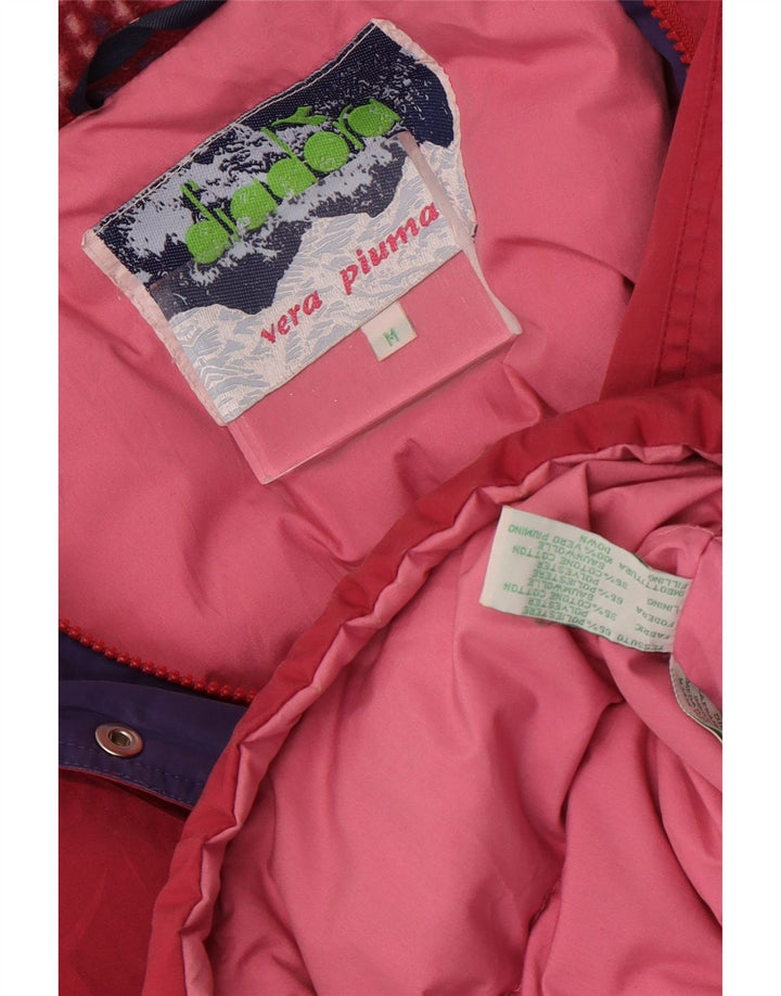 Damski płaszcz oversize Diadora UK 14, średni różowy poliester