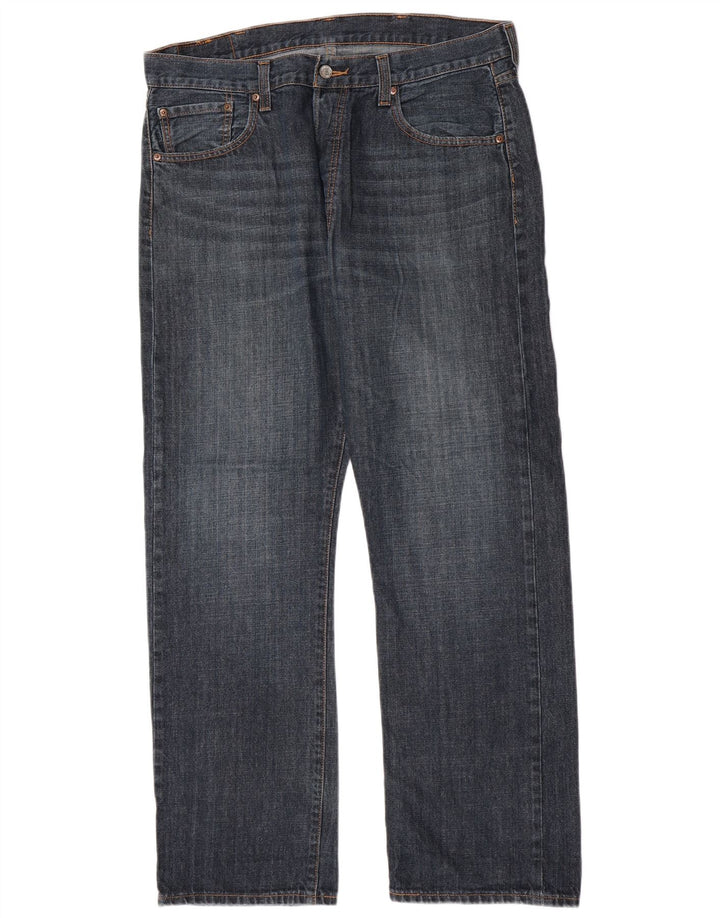 Męskie jeansy Levi's 501 Straight W38 L32 Niebieskie bawełniane