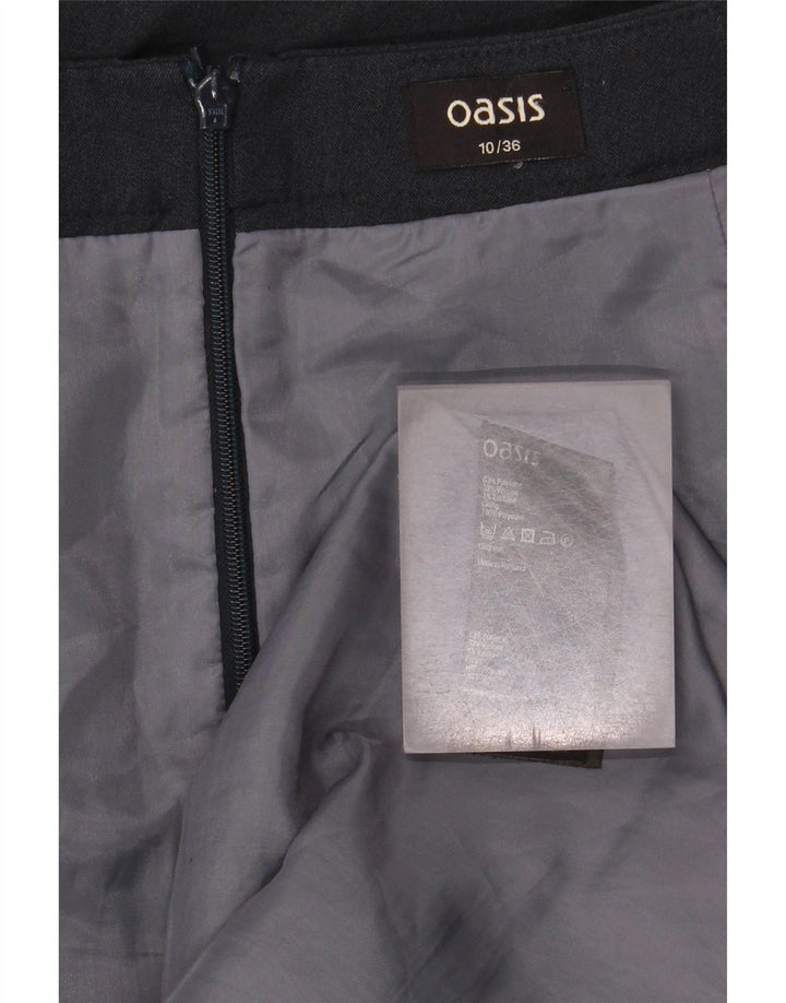 Damska spódnica ołówkowa Oasis UK 10 Small W28 Granatowy poliester