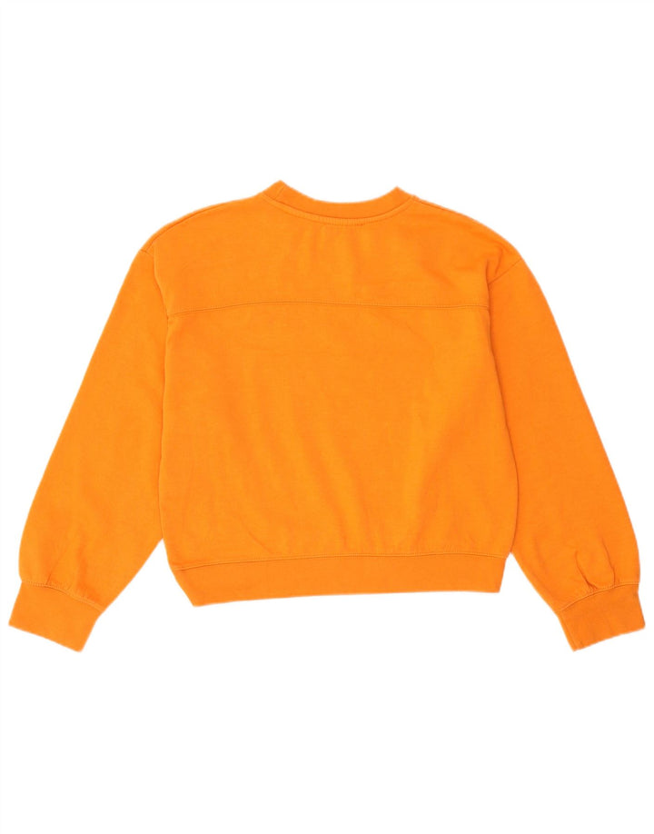 Damski sweter typu Crop Zara UK 14, średni pomarańczowy poliester