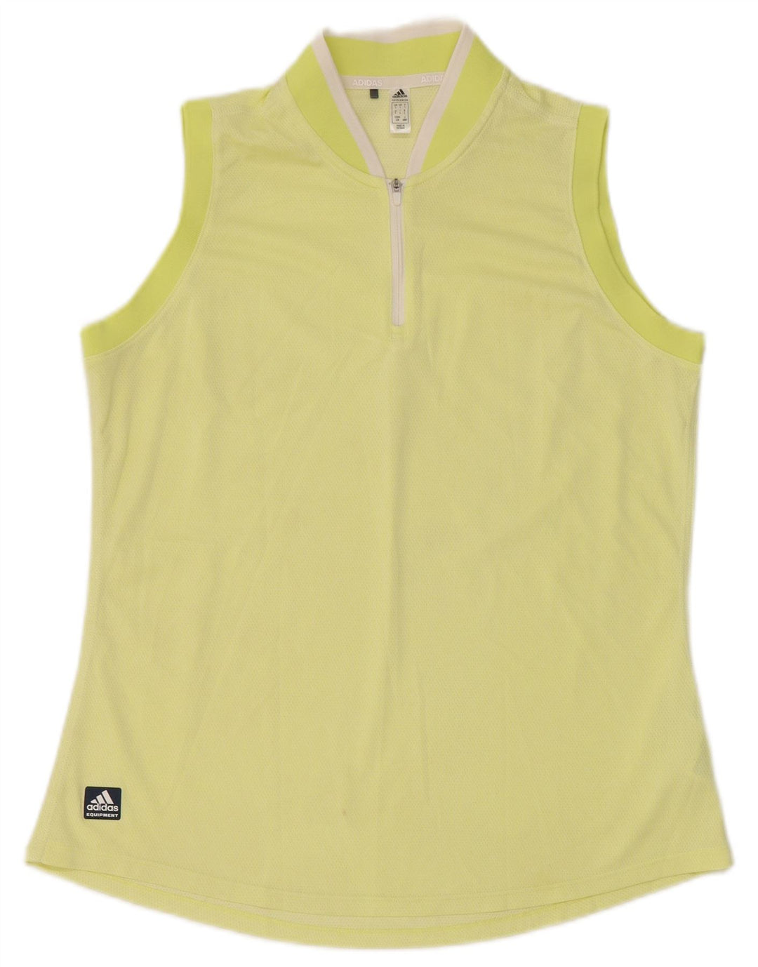 Damska kamizelka Adidas Top UK 14, duża, żółta, poliester