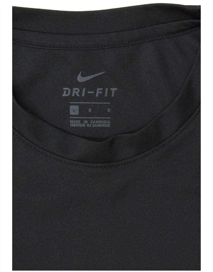 Męski T-shirt Nike Dri Fit, duży, czarny