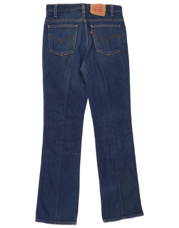Męskie jeansy Bootcut LEVI'S 417 W32 L34 Niebieska bawełna
