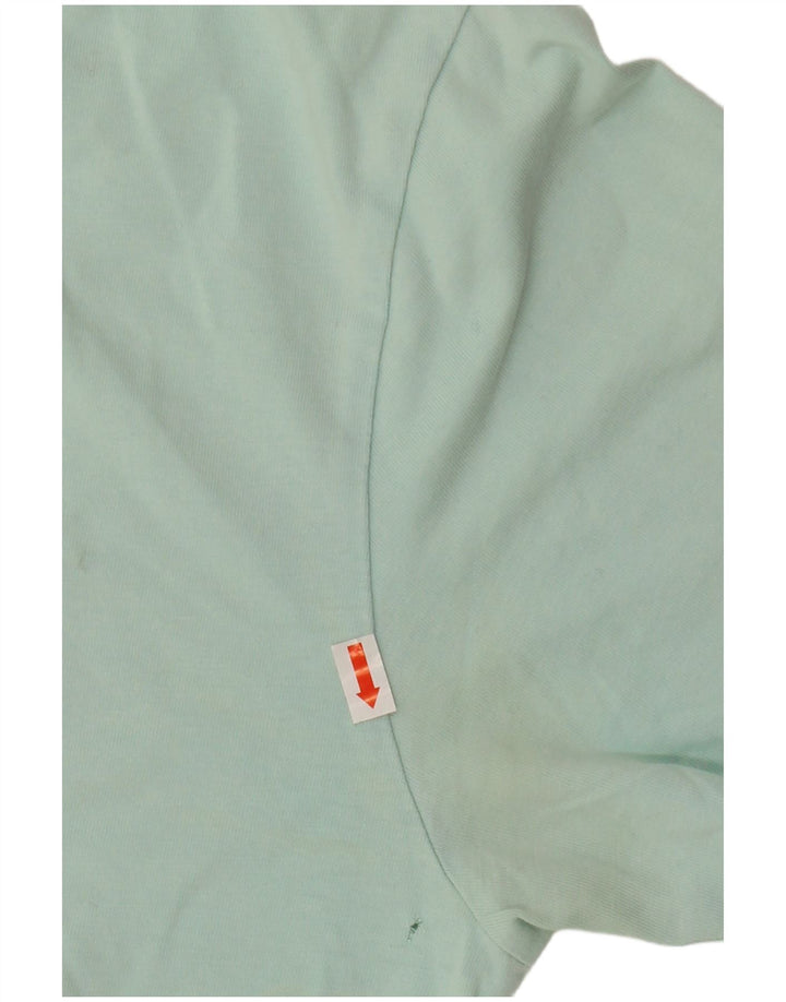 Damska koszulka z grafiką NEW BALANCE Top UK 14, średnia zielona bawełna