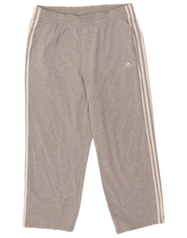 Męskie spodnie dresowe Adidas XL, szare, bawełniane