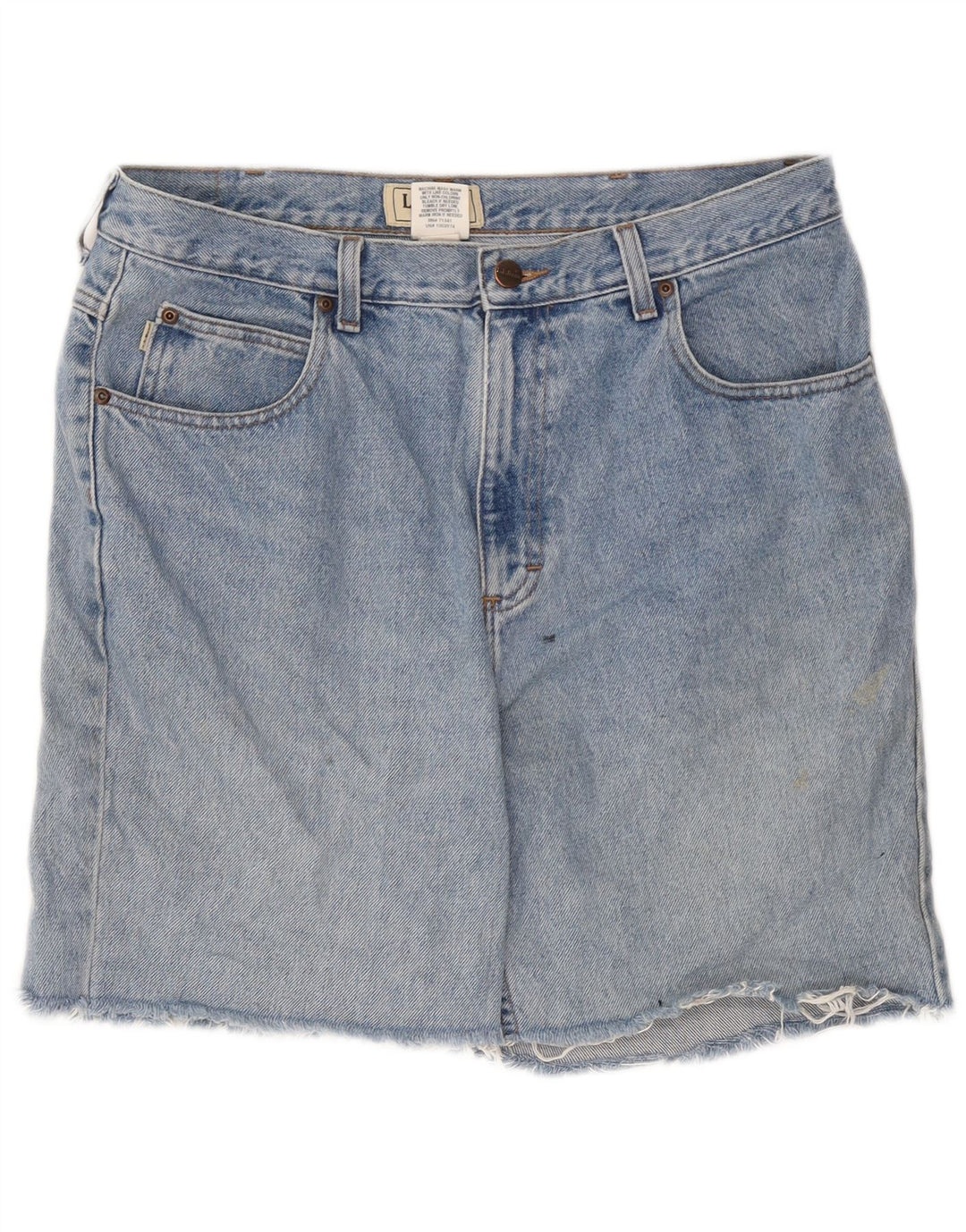 Męskie spodenki jeansowe L.L.BEAN W34, duże, niebieskie, bawełniane