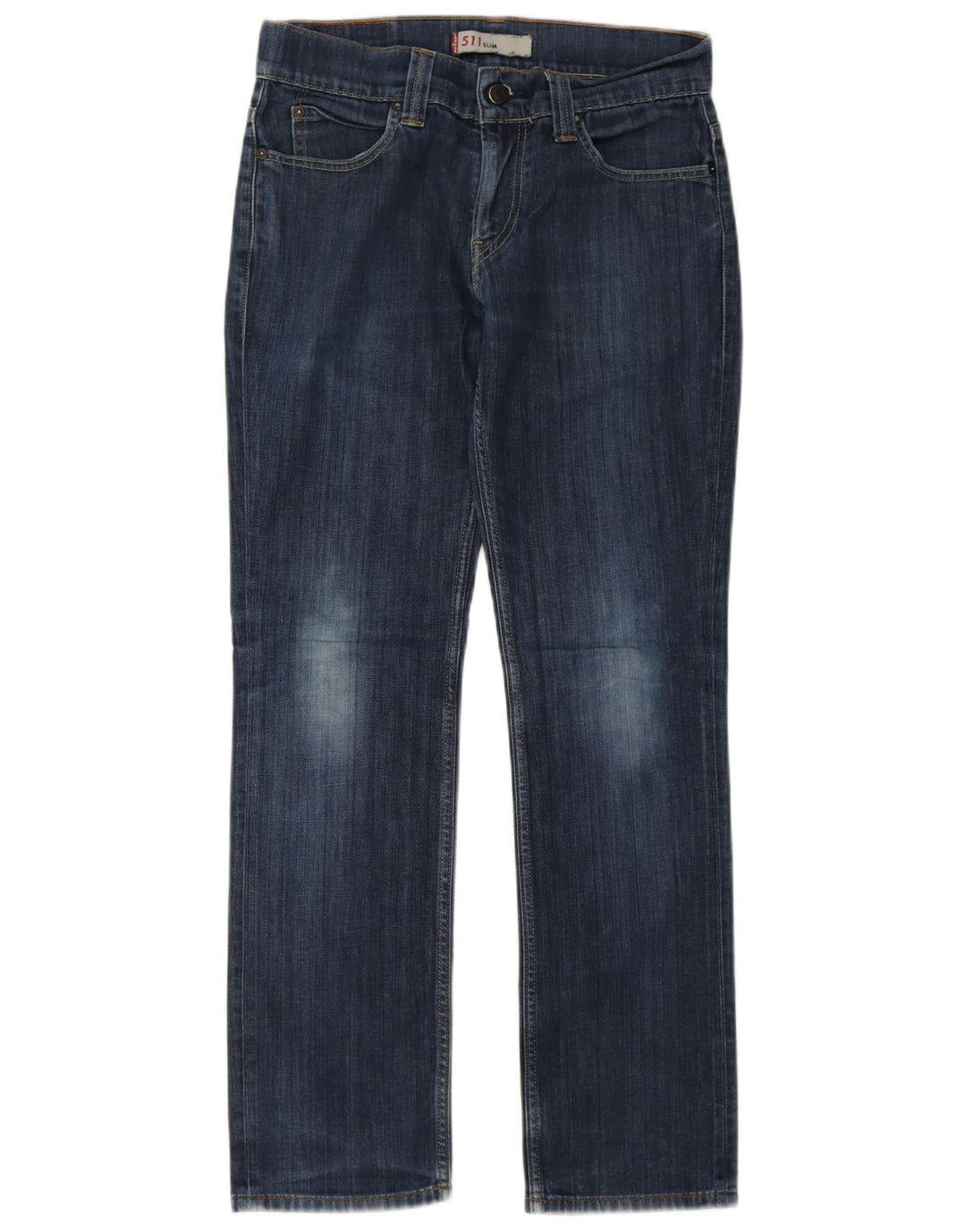 Męskie jeansy Levi's 511 Slim W32 L32 Niebieska bawełna