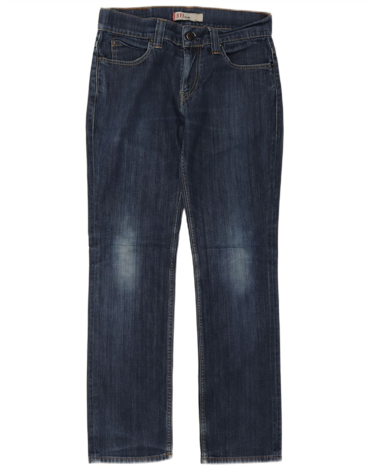 Męskie jeansy Levi's 511 Slim W32 L32 Niebieska bawełna