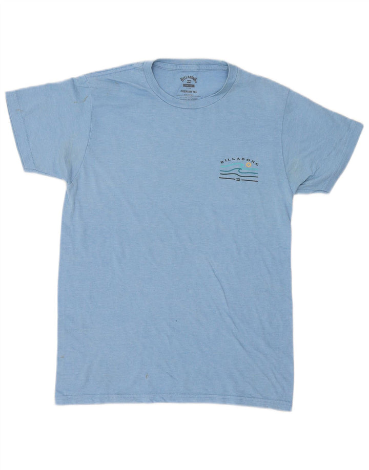 Męski T-shirt z grafiką Billabong, mały, niebieski, bawełniany