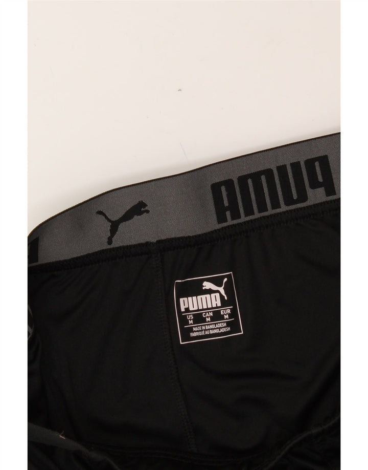 PUMA Mens Sport Shorts Medium  Black Vintage Puma and Second-Hand Puma from Messina Hembry 