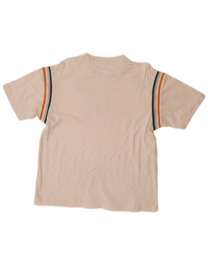 Męska koszulka z grafiką FILA, duża, biała, bawełniana