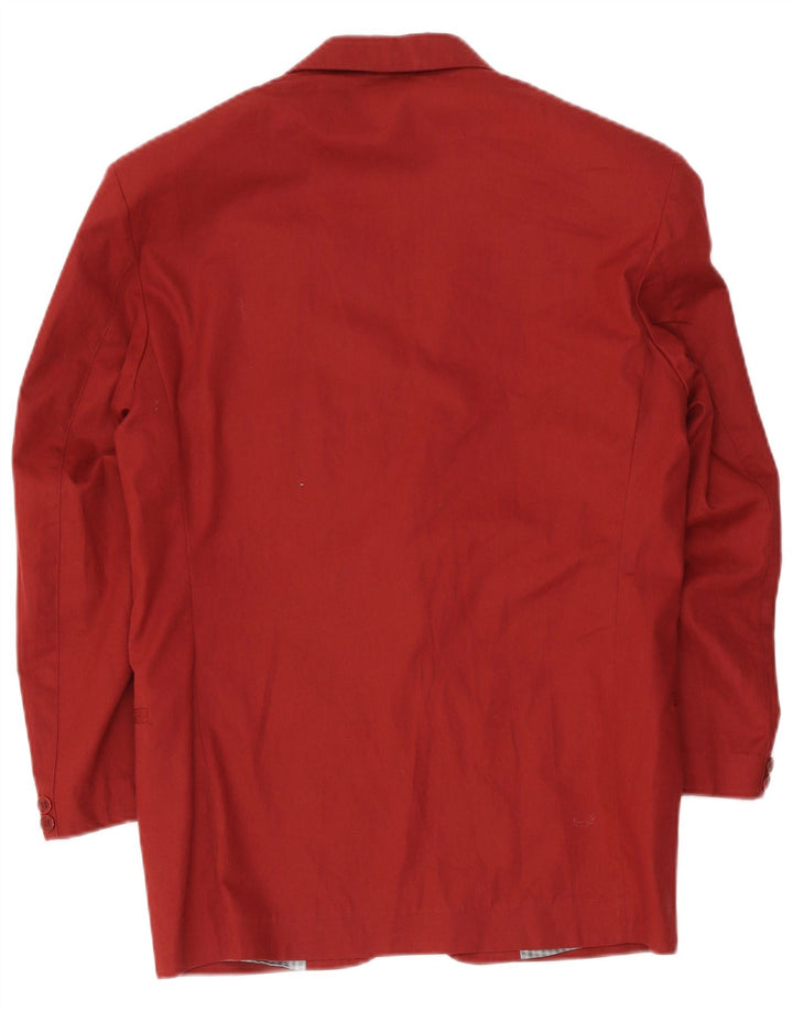 Męska marynarka zapinana na 2 guziki Wampum UK 36 Small Red Cotton