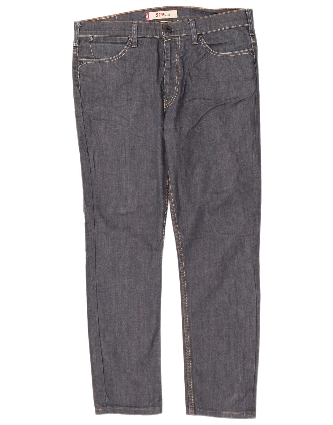 Męskie jeansy Levi's 519 Slim W36 L29 Granatowa bawełna