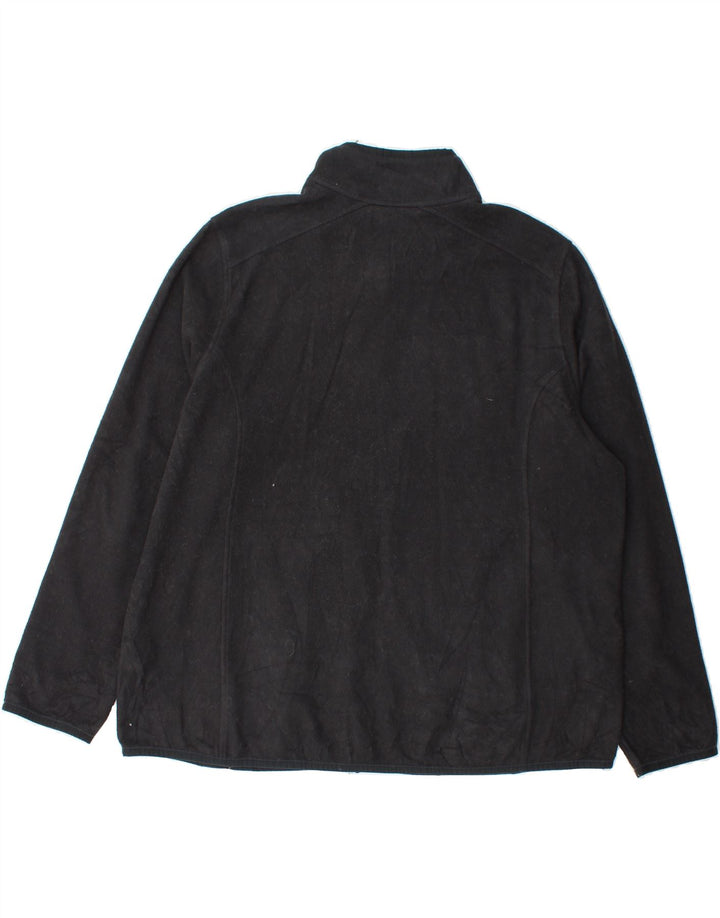 L.L.BEAN Womens Fleece Jacket UK 20 2XL Navy Blue Polyester Vintage L.L.Bean and Second-Hand L.L.Bean from Messina Hembry 