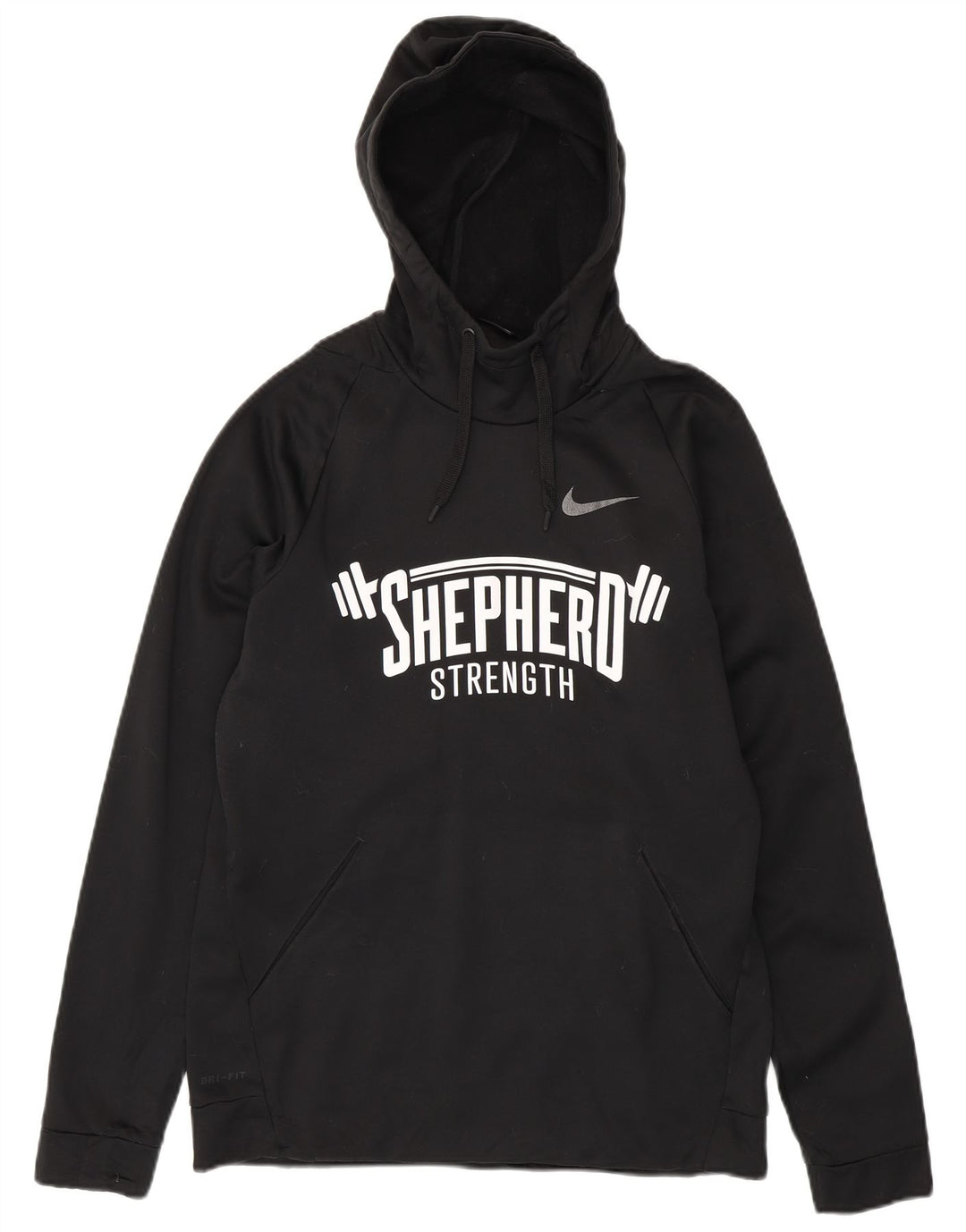 Męski sweter z kapturem Nike Dri Fit Graphic, średni czarny poliester