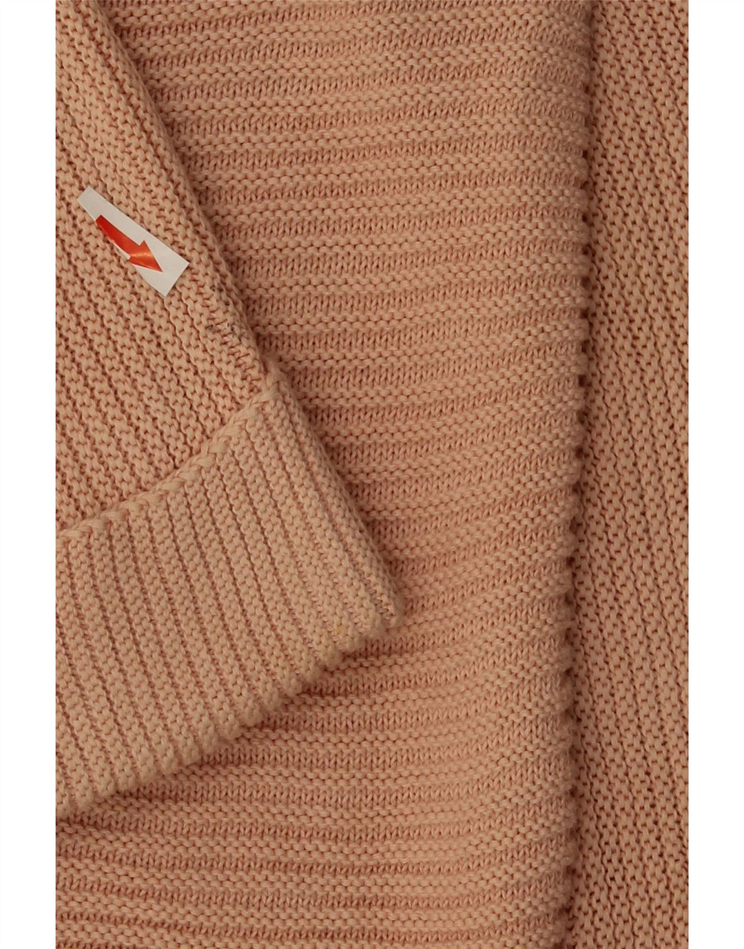 Sweter damski Massimo Dutti z dekoltem w kształcie litery V, UK 16, duży, różowy
