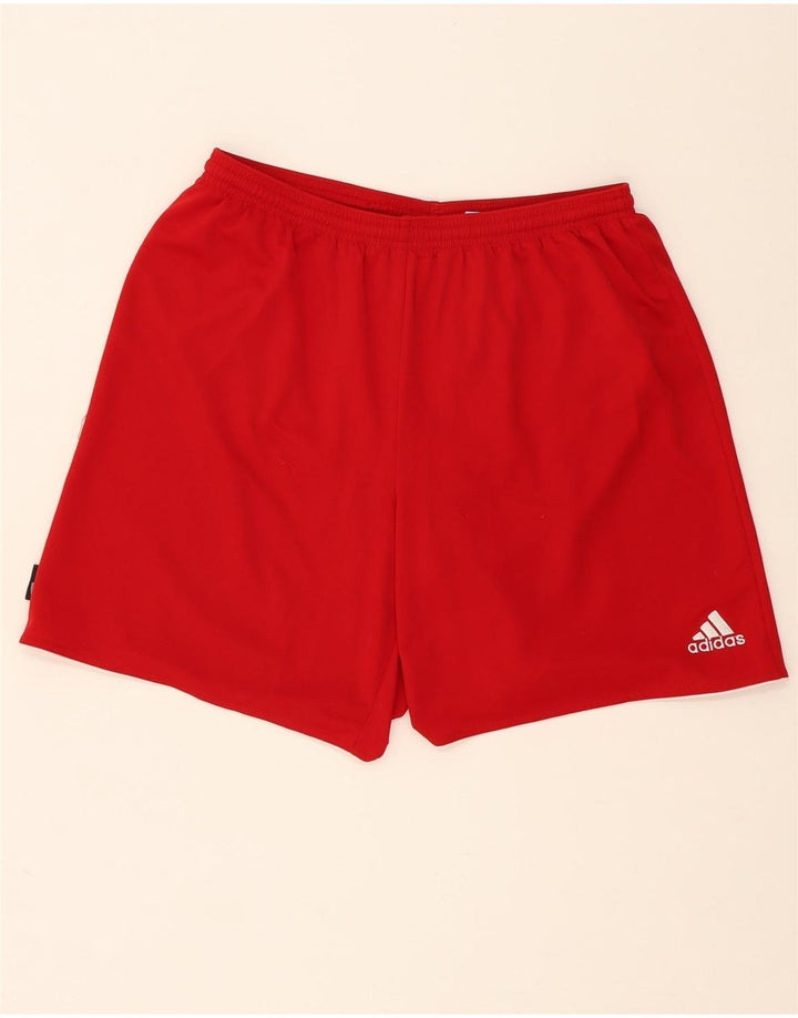 ADIDAS Mens Climalite Sport Shorts XL  Red Polyester Vintage Adidas and Second-Hand Adidas from Messina Hembry 