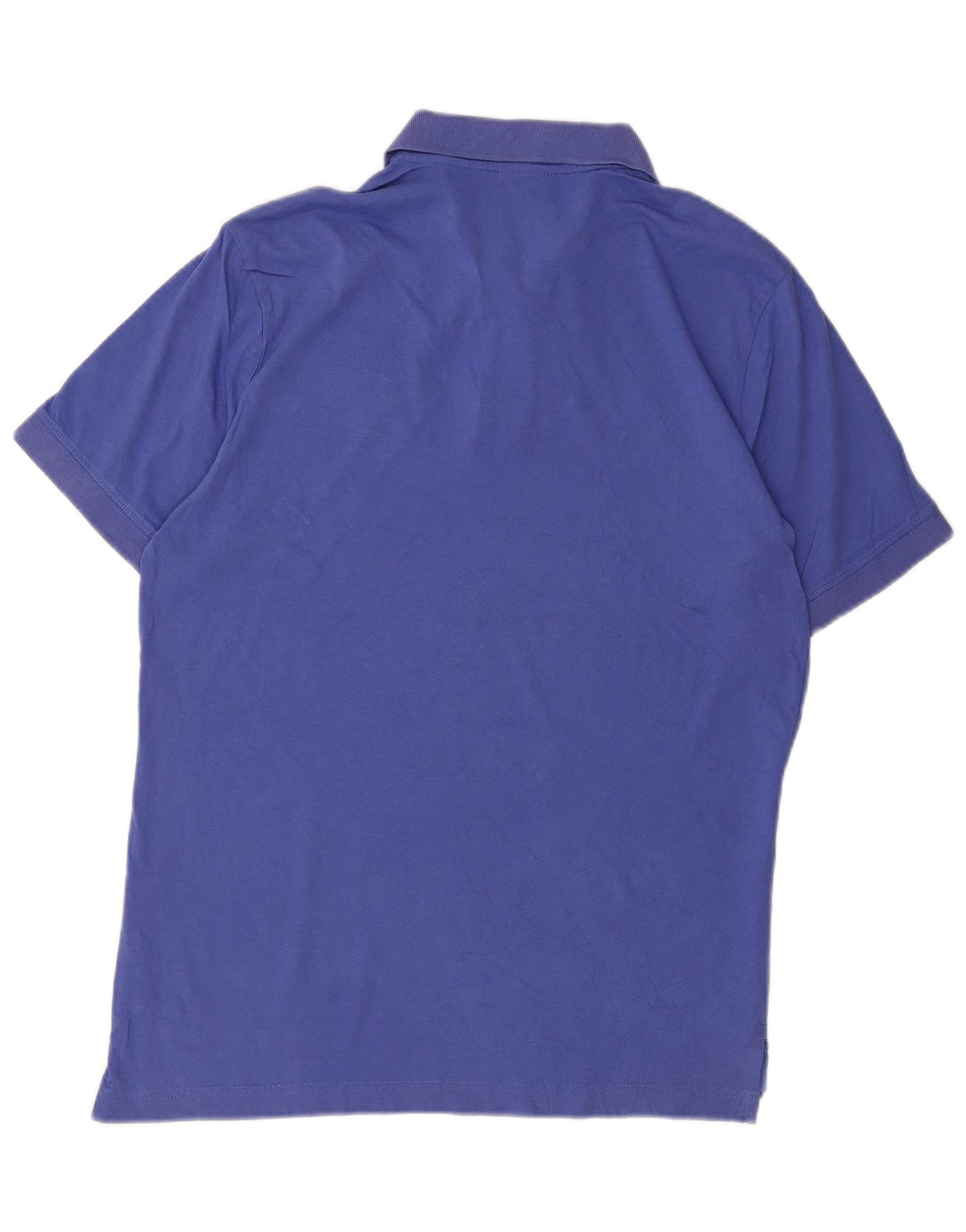 NIKE Mens Polo Shirt Medium Purple Cotton