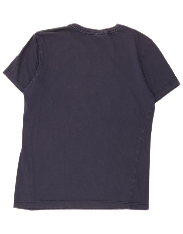 Męski T-shirt z grafiką G-Star, mały, granatowy