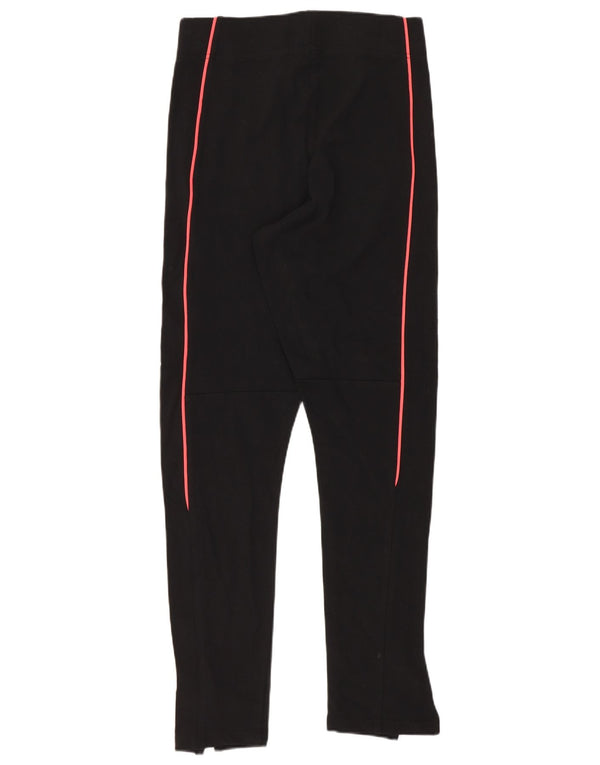 Legginsy Damskie Adidas UK 8/10 Małe Czarne Bawełniane Sportowe