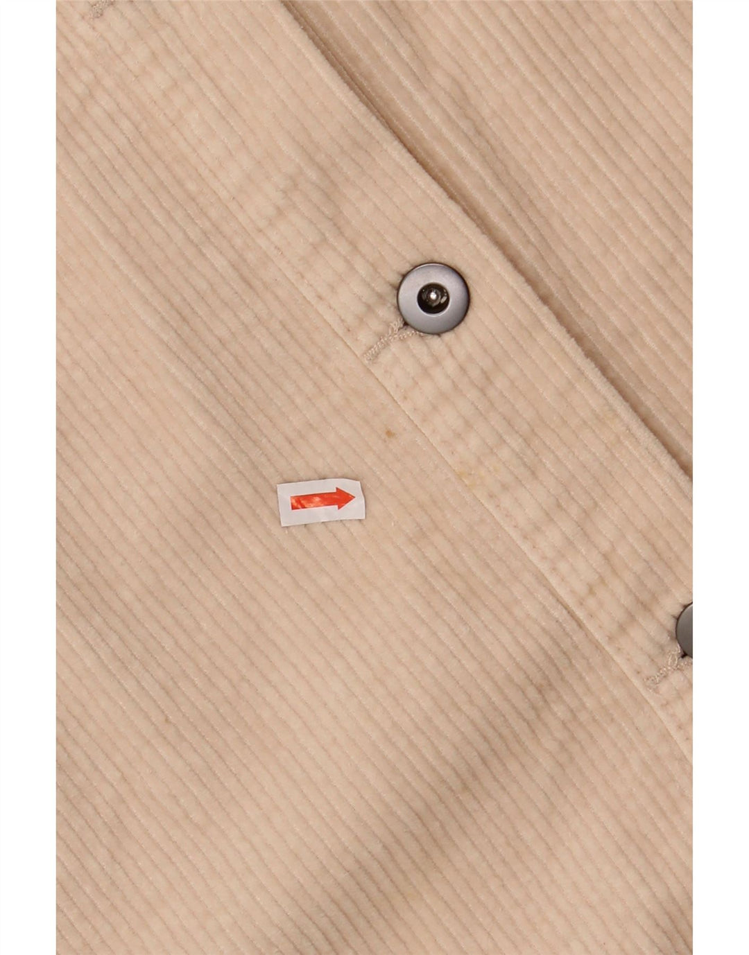 Damska koszula sztruksowa oversize ZARA UK 14, średnia, złamanej bieli, bawełniana