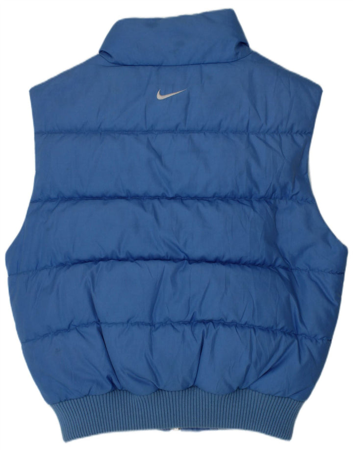 Dziewczęca wyściełana kamizelka Nike 8-9 lat, mała, niebieska, poliestrowa