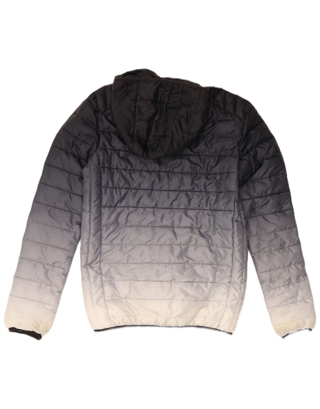 Męska ocieplana kurtka z kapturem ELLESSE UK 34 XS Granatowy poliester w blokach kolorów