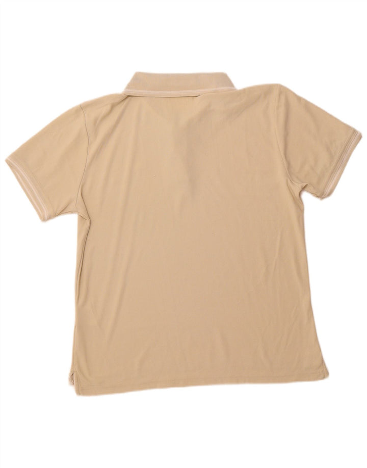Męska koszulka polo HELLY HANSEN, duża, beżowa, poliamidowa