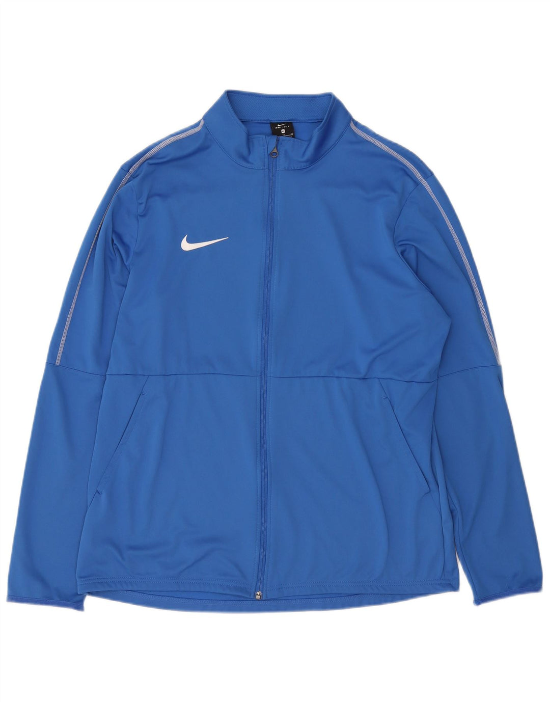 Męska kurtka dresowa Nike Dri Fit XL, niebieska, poliestrowa