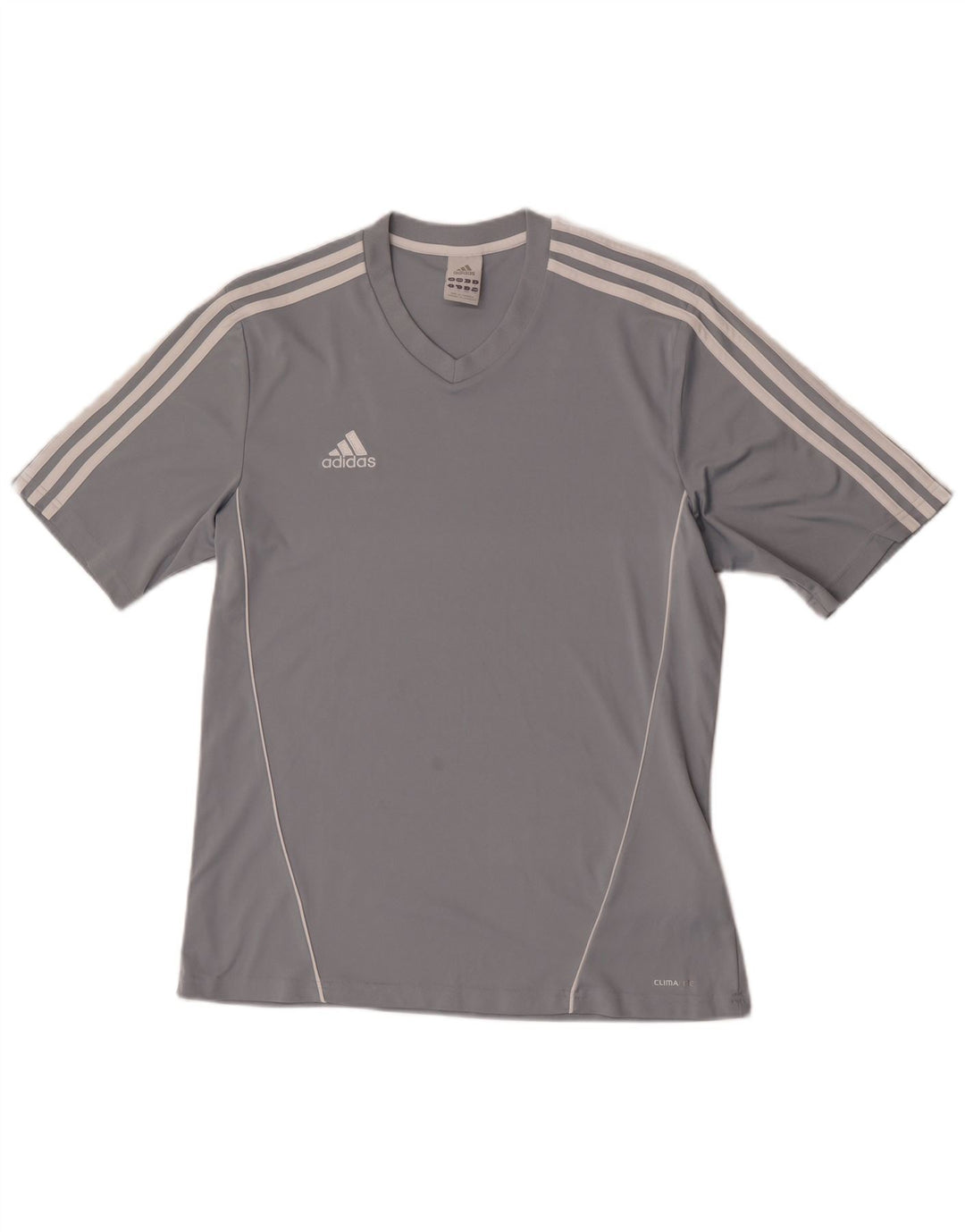 Adidas Męski T-shirt Top Duży Szary Poliester