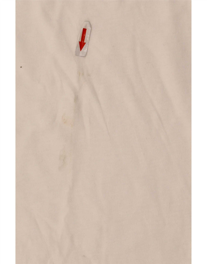 Męska koszulka z grafiką Nike, średnia, biała bawełna