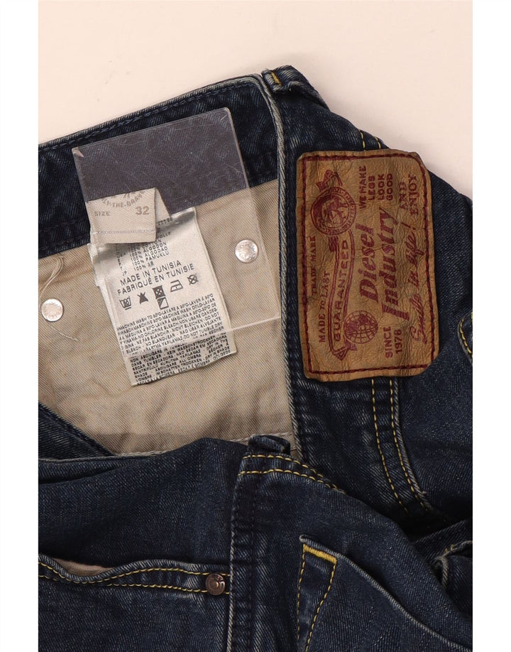 Męskie jeansy Bootcut Diesel W32 L33 Niebieskie bawełniane