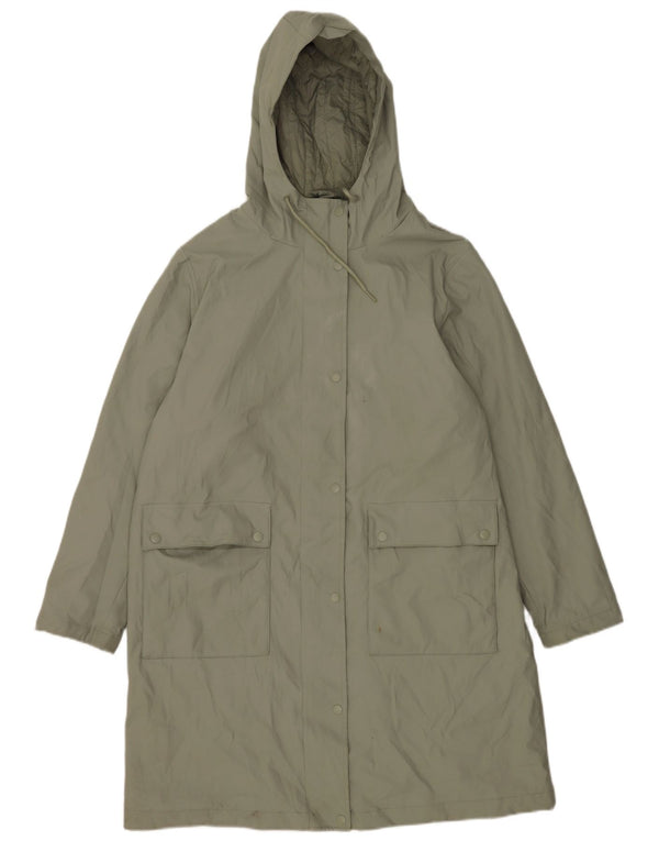 Marks & Spencer Damski płaszcz przeciwdeszczowy z kapturem, oversize, UK 18 XL, zielony