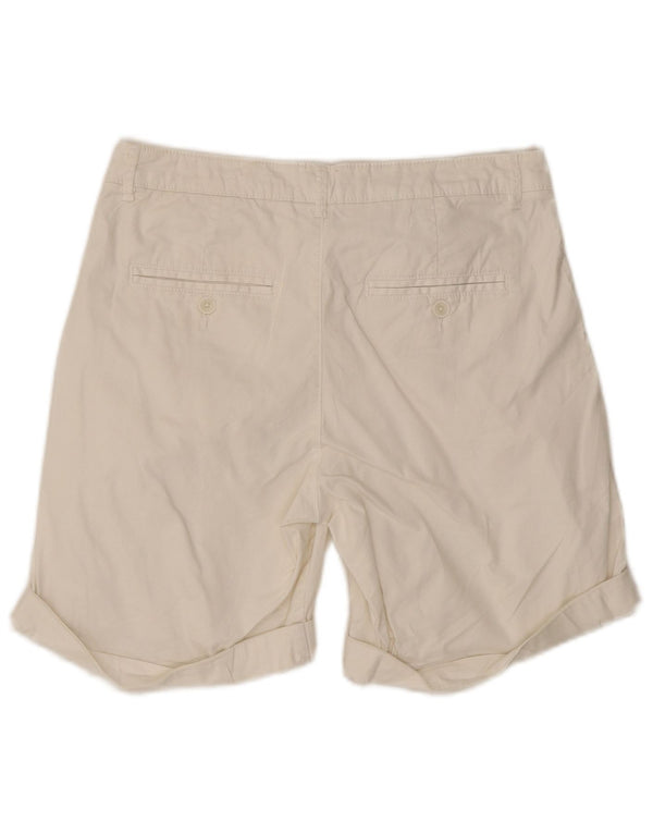 Damskie spodenki Chino Benetton UK 10 Small W30 Biała bawełna