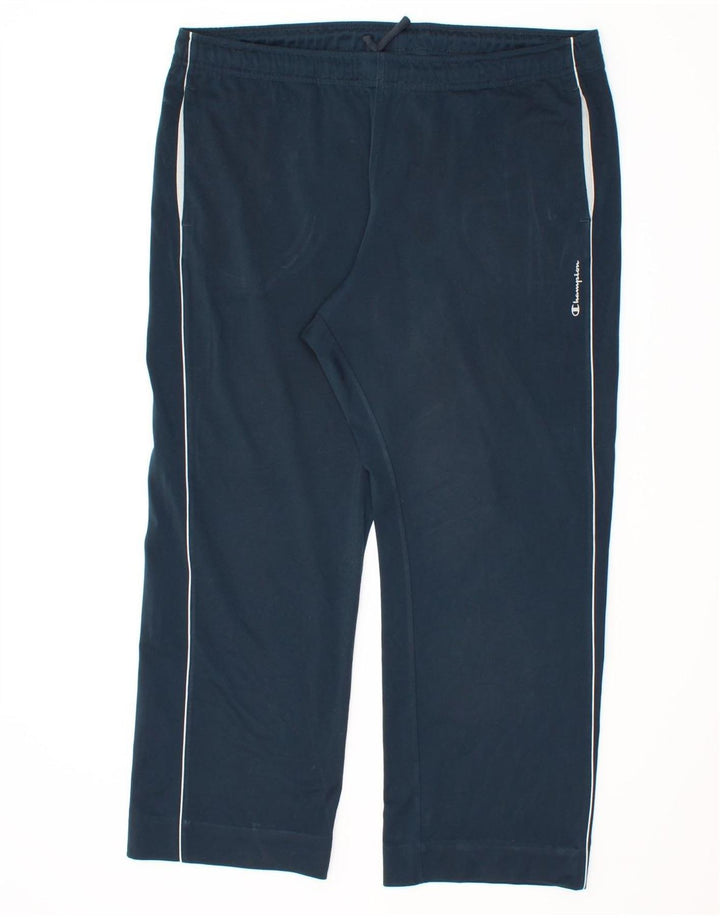 CHAMPION Mens Tracksuit Trousers 2XL Navy Blue Vintage Champion and Second-Hand Champion from Messina Hembry 