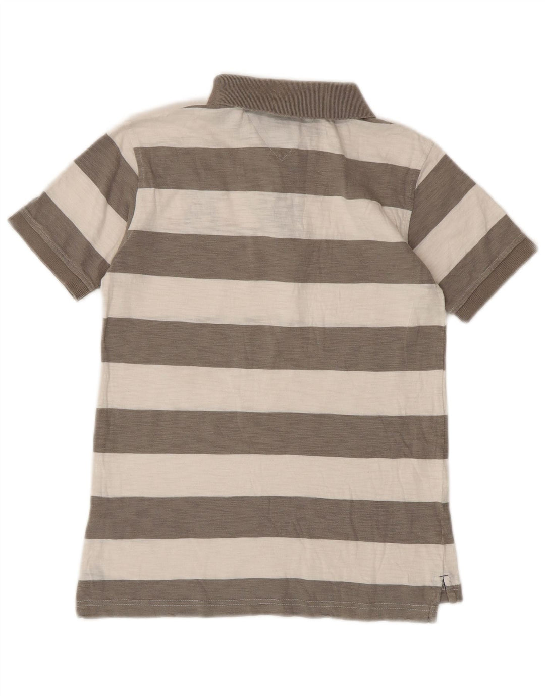 Chłopięca koszulka polo do rugby Tommy Hilfiger 12-13 lat, średnie szare paski