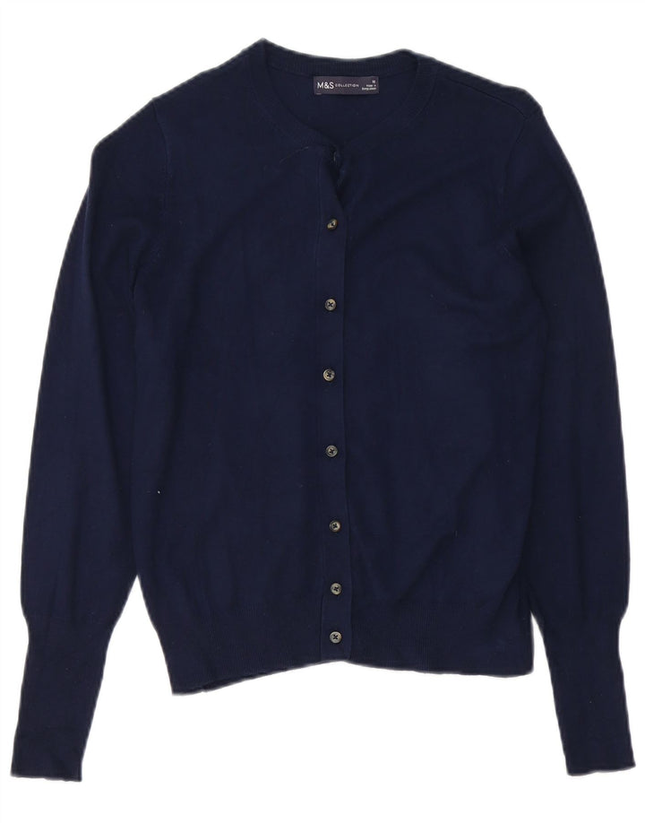 Sweter damski Marks & Spencer UK 10 Small, granatowy, wiskoza