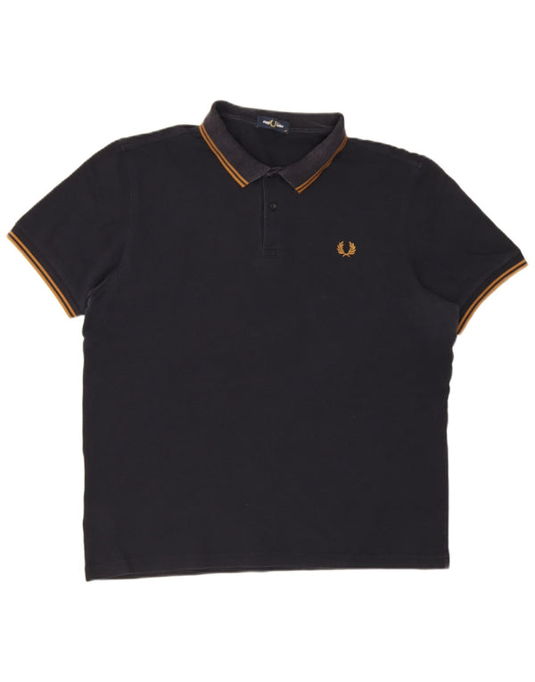 Męska koszulka polo Fred Perry XL, granatowa, bawełniana